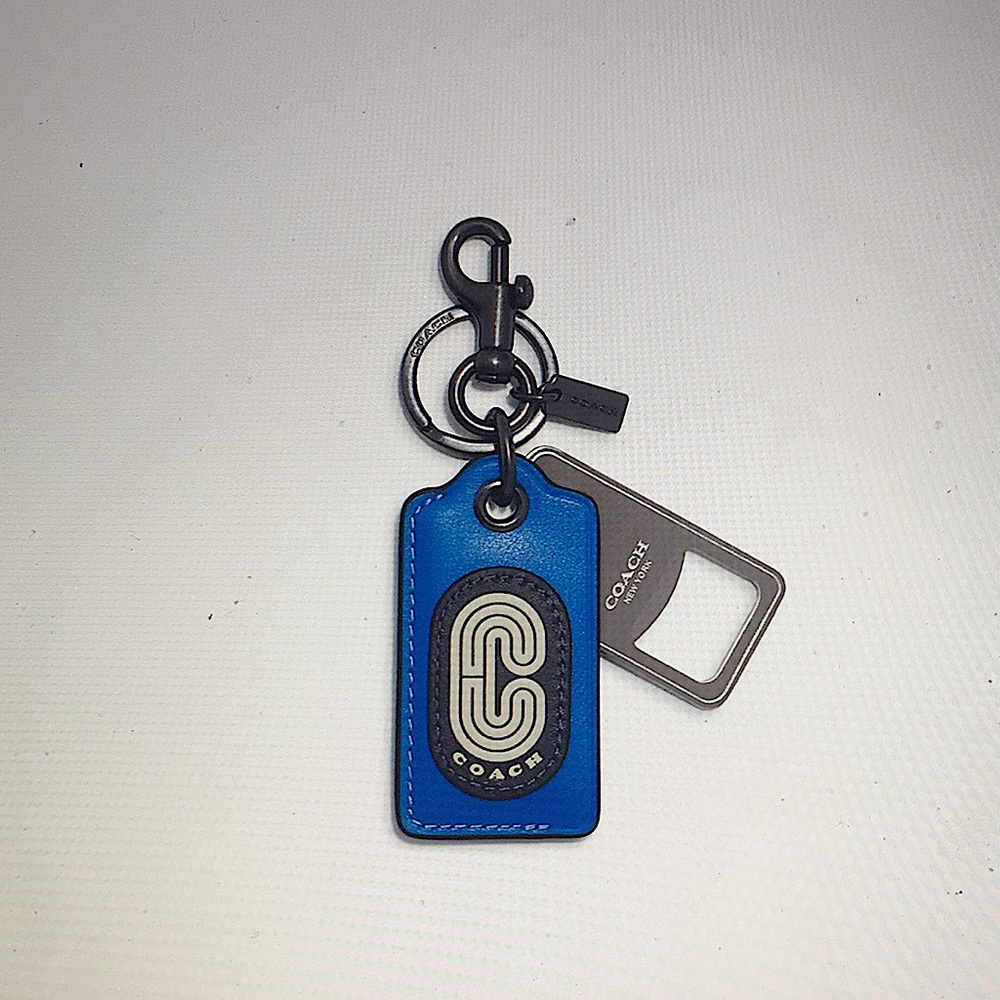 (UNISEX) COACH - BOTTLE OPENER KEY FOB (NWT) - Picture 4 of 11